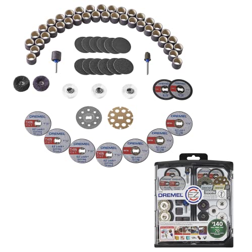 Dremel- Equipo de almacenamiento todo propósito para accesorios, 70 piezas