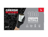 GREASE MONKEY Disposable Nitrile Gloves, Pack of 100, Large