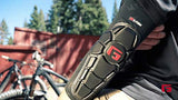 G-Form Coderas Pro X2 (1 par), Logotipo Negro, Talla M para Adultos