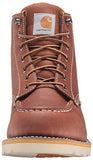 ▶ Botas de Trabajo impermeables de 6 pulgadas para hombre, Bronceado, 10