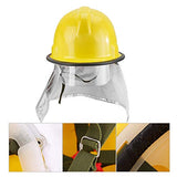 Casco de Seguridad para Bomberos, Papel de Aluminio Casco de Seguridad Equipo de Rescate de Emergencia Equipo para Bomberos, Trabajo, Hogar