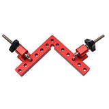 Herramientas Carpintería Cuadrados de posicionamiento de 90 grados, abrazaderas de ángulo recto, carpintero, herramienta cuadrada de sujeción de esquina, panel de abrazadera de esquina tipo L, para marcos de fotos, cajas, armarios