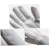 ▶ Guantes de jardinería Guantes de poda de rosa T Prueba larga Guantes de jardín con protección de antebrazo extra larga Guantes de trabajo blanco