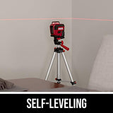 SKIL Nivel láser de línea transversal (360°), color rojo