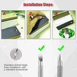 🔩 MroMax Kit de Clasificación de Tuercas Ciegas Para Pernos de Conexión M3, 20 Tornillos de Rosca de Acero al Carbono Para álbumes de Recortes, álbumes de Fotos, Encuadernación Y Reparación de Cinturones de Cuero