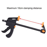 Herramientas Carpintería  F-Bar Abrazadera Carpintería F Abrazadera 4 Pulgadas Barra de Madera Carpintero Herramienta Agarre Ratchet Quick Squeeze Carpintería DIY Kit de Herramientas de Mano 4 Unids