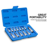 ▶ NEIKO Equipo de Llaves de Cubo-T con Puntas Torx de Calidad Profesional, 13 Piezas