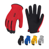 ▶ Guantes de jardinería  Trabajo de Cuero Artificial, Jardinería, Multifunción (5 Colores, Talla 7/S, AL8736)