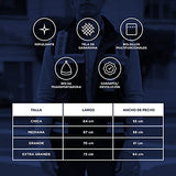 Chaleco de Seguridad Premium | Chaleco de Seguridad Industrial, Reflejante y Multifuncional con Cinta de Alta Visibilidad y Bolsa Transportadora. Varios Colores. (MEDIANO, GRIS)
