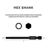 ▶ NEIKO Hex Allen Power Bit Set, 11-Piece SAE Sizes 1/16 to 5/16 | Magnetic Hex Head Bits | 3 Quick Release Shanks | Premium S2 Steel | Compatible with Power Drills and Impact Drivers