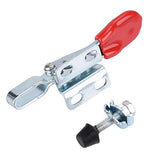 ▶ 5 Piezas Abrazadera Horizontal,Hierro Galvanizado Vertical Tipo Palanca de Sujeción de Mano Herramienta de Liberación Rápida(GH-201)