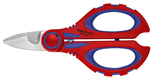 Tijeras para electricistas con zona de engaste para férulas, 6.25 pulgadas KNIPEX Tools