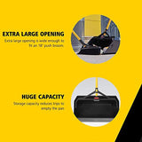 Rubbermaid Commercial Products Pala maximizadora de escombros con gancho de soporte, Negro
