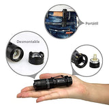 🔦 E T EASYTAO Linterna UV 2PCS, lampara led UV, Ultravioleta pequeña mano 395 nm Flashlight con Funcion de Agrandar, Detector de orina para mascotas, perros y gatos (Paquete de 2)