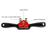 Herramientas Carpintería   9INCH/215MM Cepilladora manual para trabajar la madera Herramienta de cincel de borde de corte manual de madera ajustable con tornillo Herramientas de carpintero Cepillo Plano de borde de madera Afeit