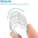 ▶ Pares Protectores Antideslizantes Laterales de Gafas de Ojo,Seguridad Protector Flexible Transparente Se Adapta a Anteojos Medianos Pequeños Agregue Más Protección a Gafas de Seguridad