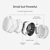 ▶ Mini alarma de humo, detector de humo con alarma de incendio de batería de 10 años con indicador LED y botón de silencio, XS01, paquete de 3