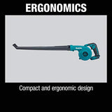 Makita XBU06Z - Soplador de Suelo inalámbrico de Iones de Litio 18 V LXT, Solo Herramienta, Verde Azulado