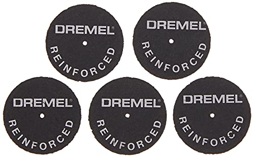 ▶ DREMEL - Disco de Corte Reforzado con Fibra de Vidrio 1-1/4 Pulgadas para Metales, 5 Piezas