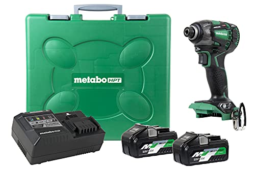 Taladro  de impacto inalámbrico destornillador de  multivoltios de 36 V, dos baterías y cargador