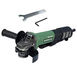 ▶ METABO Esmeriladoras  Amoladora angular | 4-1/2 pulgadas | Interruptor de paleta | 12 amperios | Motor sin escobillas CA | Freno eléctrico | Reducción de retroceso | G12BYEQ, verde Metabo HPT