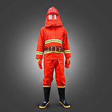 Botas de Seguridad, Extinción de Incendios Botas de Goma de Rescate Calzado de Protección Bota de Lluvia de Goma Antideslizante Resistente a Altas Temperaturas Zapatos de Seguridad para(43-43)