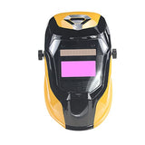 Cascos de soldadura con energía solar Color verdadero Sensor de 2 arcos Visión gran Atenuación automática Equipo de protección Capucha de soldador