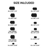 NEIKO ® 50484A Hex/Allen Head Socket Screw Assortment, Steel | 200-Piece Set