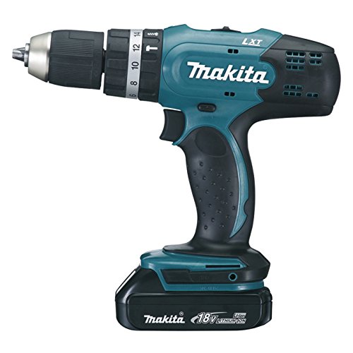 ▶ MAKITA Taladro inalámbrico (Ión de litio, Negro, Azul)