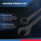 ▶ NEIKO Jumbo Combination Wrench Set, 10 Piece | Black Oxide Finish | SAE (1-5/16" - 2")