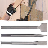 ▶ Juego de broca cincel para taladro de martillo, herramienta de extracción de hormigón, juego de cinceles para ahorrar mano de obra, 3 piezas, tamaño estándar para para para(SDS MAX (cinco hoyos))