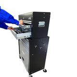 ▶ Caja de Herramientas y Estante Móvil con 9 Cajones fabricando en Metal Color Gris