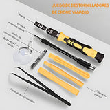 ▶ Juego de destornilladores 117 en 1- Destornilladores de precisión extraíble profesional magnética kit de Herramientas de reparación para teléfono/NS SWITCH / PS4 / Consola de juegos/Electrónica etc