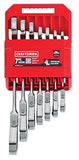 CRAFTSMAN Juego de Llaves Combinadas Métricas con Matraca Reversible 7 Piezas