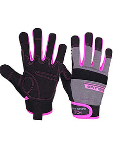 Guantes de trabajo para mujer de HANDLANDY Utility, flexibles, para trabajo, visualización táctil