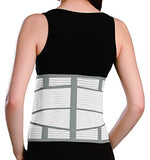 ▶ Cinturón de protección Lumbar , Cómoda y Transpirable, Doble Presurización Cinturón de Faja Ortopedica Lumbar con Correas de Compresión Ajustables, Adecuado para Aliviar el Dolor en la Espalda Baja y Ciática (Mediana)