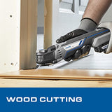 ▶ DREMEL -  Multi-Max MM20V-01 Kit multiherramienta oscilante inalámbrico con (1) batería, gris