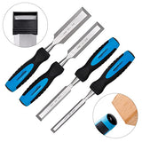 AmazonBasics Juego de 4 cinceles para madera, 1/2 pulgada a 1.25 pulgadas