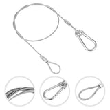 ibasenice 5 Piezas Luces Cables de Seguridad de Acero Inoxidable Cuerda de Seguridad para DJ Iluminación Par Luz Cabeza Móvil Cables de Iluminación