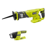 ▶ RYOBI  Juego de herramientas Ryobi Paquete súper combinado de 4 herramientas, 18 voltios ONE+ iones de litio inalámbrico con taladro