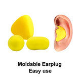 Superduo - Tapones para los oídos moldeables para dormir, bloqueo de sonido, cancelación de ruido, tapones desechables de látex, comodidad para estudio, ronquidos, aviones, 60 unidades