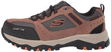 Skechers Greetah - Zapato de construcción para Hombre, Marrón/Negro, 10