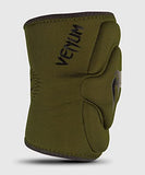 Venum Kontact - Rodillera de gel, color caqui/negro, talla L