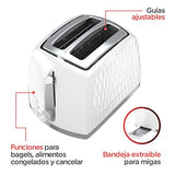 ▶ BLACK+DECKER  Tostadora de pan  Ranuras extra amplias