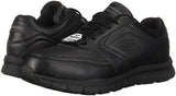Skechers, Zapatos de Servicio de Alimentos para Hombre, Nampa 77156, Negro (Black Polyurethane), 27.5 Ancho Medio