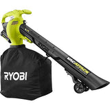 RYOBI RY40450 - Aspiradora inalámbrica de hojas de iones de litio de 40 voltios, con batería de 4.0 Ah y cargador incluido