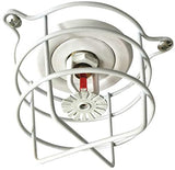 ▶ Protector de cabeza para aspersor de incendios (10 unidades), color blanco para cabezal de aspersor de 1/2 y 3/4 pulgadas para proteger el montaje empotrado y la pared lateral y semiempotrable