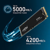 Crucial P3 Plus 500GB PCIe Gen4 3D NAND NVMe M.2 SSD, hasta 5000MB/s - CT500P3PSSD8