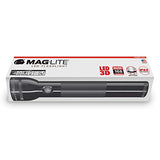 ▶ MAGLITE  Linterna LED de 3 Celdas D en Caja de exhibición, Color Negro