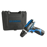 ▶ HYUNDAI TALADRO  INALAMBRICOS ATORNILLADOR  12V C/ESTUCHE + C/2 BATERIAS + 1 CARGADOR